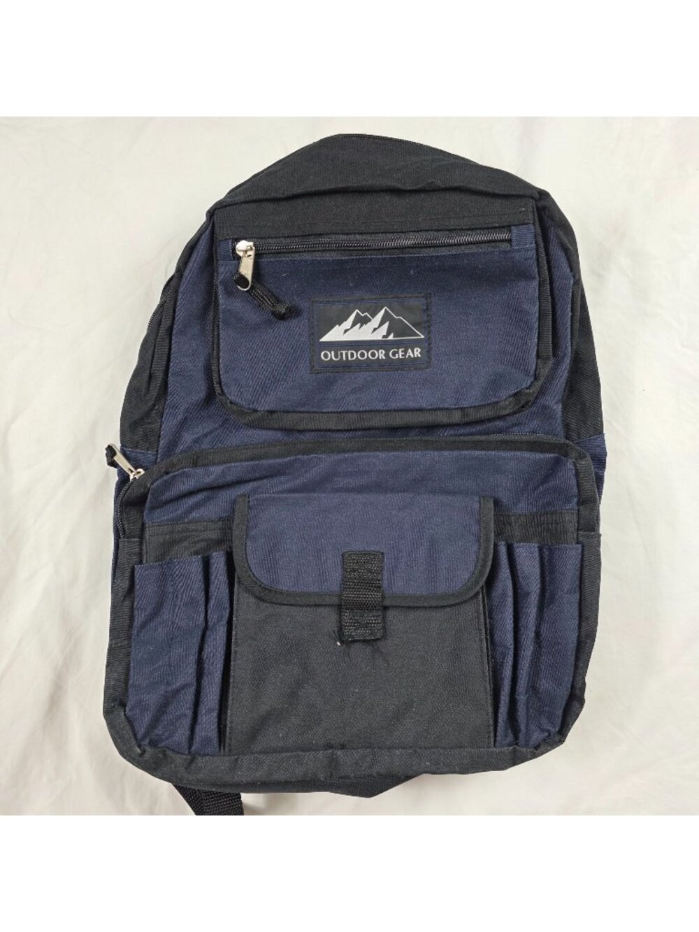 Basic Editions Outdoor Gear Backpack Blue Black Camping Outdoor Casual Hiking